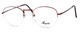 Regency International Designer Eyeglasses Lady in Lite Burgundy 54mm :: Custom Left & Right Lens
