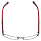Argyleculture Designer Eyeglasses Rollins in Black-Red :: Custom Left & Right Lens