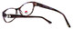 Silver Dollar Designer Eyeglasses Café 3201 in Brown Lilac 53mm :: Custom Left & Right Lens