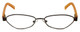 Cinzia Designer Eyeglasses Trendies Chilly C3 in Bronze Mustard 50mm :: Custom Left & Right Lens