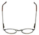 Flex Collection Designer Eyeglasses FL-53 in Ant-Gold 43mm :: Custom Left & Right Lens