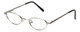 Flex Collection Designer Eyeglasses FL-75 in Chrome 41mm :: Custom Left & Right Lens