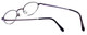 Flex Collection Designer Eyeglasses FL-75 in Purple 41mm :: Custom Left & Right Lens