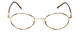 FlexPlus Collection Designer Eyeglasses Model 64 in Gold-Demi-Amber 46mm :: Custom Left & Right Lens