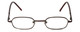FlexPlus Collection Designer Eyeglasses Model 98 in Brown 43mm :: Custom Left & Right Lens