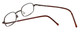FlexPlus Collection Designer Eyeglasses Model 98 in Brown 43mm :: Custom Left & Right Lens