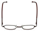 FlexPlus Collection Designer Eyeglasses Model 98 in Brown 43mm :: Custom Left & Right Lens