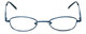 FlexPlus Collection Designer Eyeglasses Model 105 in Blue 45mm :: Custom Left & Right Lens