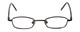 FlexPlus Collection Designer Eyeglasses Model 109 in Shiny-Brown 41mm :: Custom Left & Right Lens