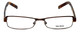 Vera Wang Designer Eyeglasses V085 in Brown 52mm :: Custom Left & Right Lens
