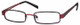 Seventeen Designer Eyeglasses 5337 in Black-Red :: Rx Single Vision