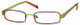 Seventeen Designer Eyeglasses 5337 in Brown-Lime :: Rx Single Vision
