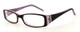 Calabria Viv 670 Burgundy Designer Eyeglasses :: Rx Single Vision