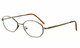Calabria MetaFlex Q Ant Brown Eyeglasses :: Rx Single Vision