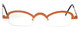 Harry Lary's French Optical Eyewear Jessy in Orange (750) :: Rx Single Vision