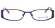 Jones New York Womens Designer Eyeglasses J461 in Plum :: Rx Single Vision