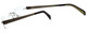 Totally Rimless Designer Eyeglasses TR163-BRN in Brown :: Rx Single Vision