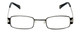 Cinzia Designer Eyeglasses Industrial C1 in Black Silver 44mm :: Rx Single Vision