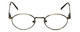 Flex Collection Designer Eyeglasses FL-53 in Ant-Gold 43mm :: Rx Single Vision