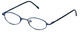 FlexPlus Collection Designer Eyeglasses Model 96 in Blue 43mm :: Rx Single Vision