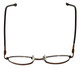 FlexPlus Collection Designer Eyeglasses Model 96 in Shiny-Brown 43mm :: Rx Single Vision