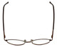 FlexPlus Collection Designer Eyeglasses Model 102 in Shiny-Brown 46mm :: Rx Single Vision