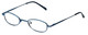 FlexPlus Collection Designer Eyeglasses Model 105 in Blue 45mm :: Rx Single Vision