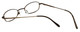 FlexPlus Collection Designer Eyeglasses Model 105 in Brown 45mm :: Rx Single Vision