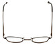 FlexPlus Collection Designer Eyeglasses Model 105 in Brown 45mm :: Rx Single Vision