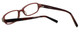 Vera Wang Designer Eyeglasses V052 in Burgundy 52mm :: Rx Single Vision
