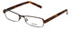 Vera Wang Designer Eyeglasses V085 in Brown 52mm :: Rx Single Vision