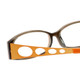 Calabria Designer Eyeglasses 808 Tangerine :: Progressive
