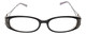 Calabria Designer Eyeglasses Dazzle VII Black :: Rx Bi-Focal