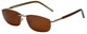 Calabria Designer Eyeglasses 882 Gold :: Rx Bi-Focal