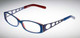Calabria Designer Eyeglasses 808 Blue :: Rx Bi-Focal