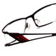 Calabria Designer Eyeglasses 813 Red :: Rx Bi-Focal