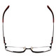 Calabria Designer Eyeglasses 813 Red :: Rx Bi-Focal