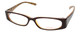Calabria Viv Designer Eyeglasses 737 in Black Leopard :: Rx Bi-Focal