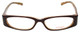 Calabria Viv Designer Eyeglasses 737 in Black Leopard :: Rx Bi-Focal