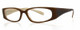 Calabria Viv Designer Eyeglasses 737 in Mocha :: Rx Bi-Focal