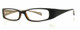 Calabria Viv Designer Eyeglasses 738 in Black-Brown :: Rx Bi-Focal