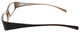 Calabria Viv Designer Eyeglasses 738 in Black-Brown :: Rx Bi-Focal