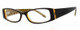 Calabria Viv Designer Eyeglasses 747 in Black Leopard :: Rx Bi-Focal