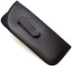 Half Clip Soft Eyeglass Case Syn.Leather Belt/Pocket Attach Choose Black / Brown