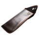 Soft Eyeglass Case in Syn.Leather, Attatches to Belt, Vertical Black or Brown