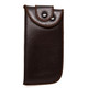 Soft Eyeglass Case in Syn.Leather, Attatches to Belt, Vertical Black or Brown