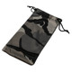 Camouflage Micro-Fiber Drawstring Eyglasses/Sunglasses Case Blue or Green Camo