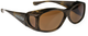 Jonathan Paul Polarized Fitovers Kids X-SMALL Glides Brushed-Horn & Amber Brown