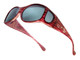 Jonathan Paul Polarized Fitover Eyewear Kids XS X-SMALL Glides Red-Licorice&Grey