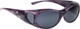 Jonathan Paul Polarized Fitovers Eyewear Small Aurora Purple-Haze & Gray AR007S